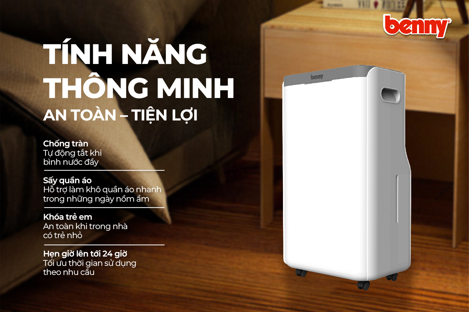 Máy hút ẩm kèm lọc không khí Benny BDH-20GREY 22 Web Banner Hut Am 04 1